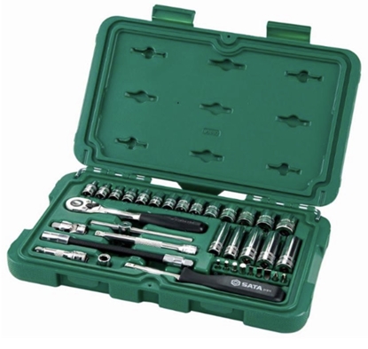 Изображение Instrumentu komplekts Sata ST09001SJ; 1/4''; 36 gab.