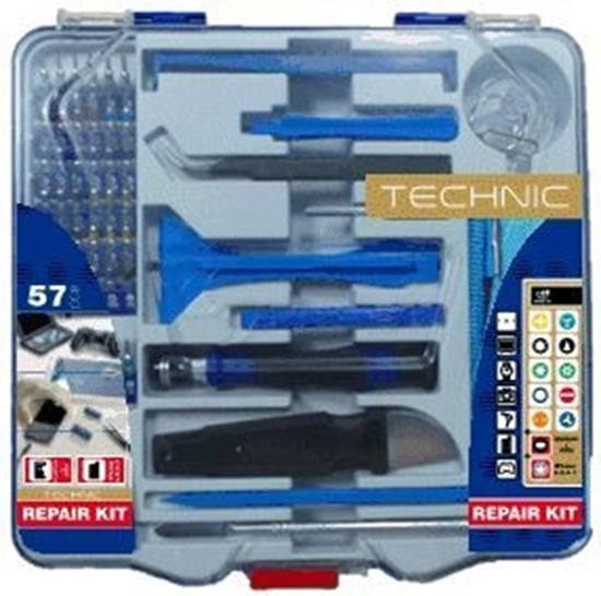 Изображение Instrumentu komplekts Tivoly Technic; 57 gab.