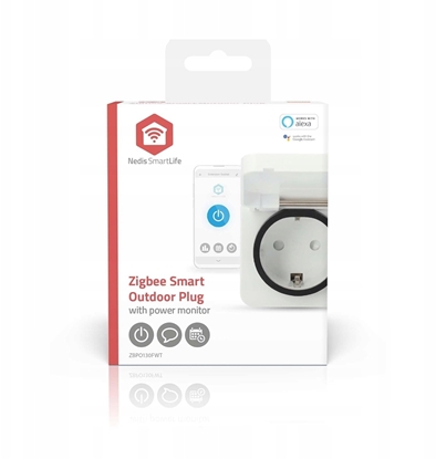 Attēls no Inteligentne gniazdko Nedis SmartLife ZBPO130FWT ZigBee 3.0