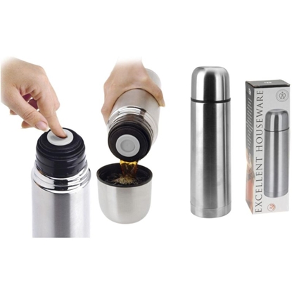 Picture of IZCILI MĀJDARBĪBAS TARTĪBAS SILVER 750ML TRAVEL TERMO