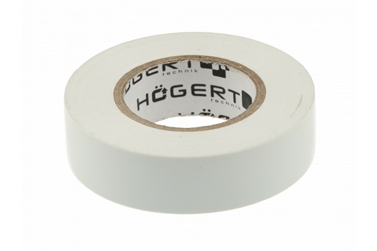 Picture of Izolācijas lente Hogert HT1P285; 0.13x19 mm; 20 m balts