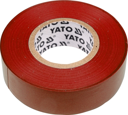 Attēls no Izolācijas lente Yato YT-8166; 0,13x19 mm; 20 m; sarkana