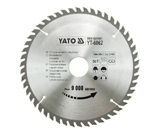 Picture of Yato Pia tarczowa do drewna 184x30mm 50z YT-6062