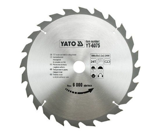 Picture of Yato Pia tarczowa do drewna 300x30mm 24z YT-6075