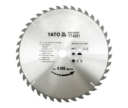 Picture of Yato Pia tarczowa do drewna 350x30mm 40z YT-6081