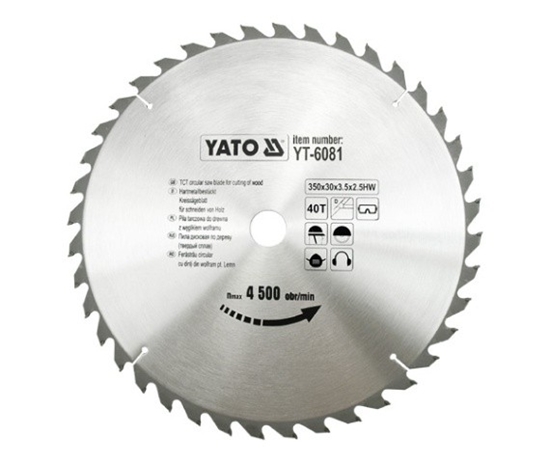 Picture of Yato Pia tarczowa do drewna 350x30mm 40z YT-6081