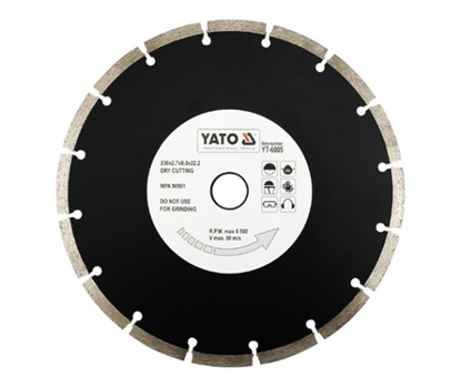 Изображение Yato Tarcza diamentowa segmentowa 230x2,7x22,2mm (YT-6005)