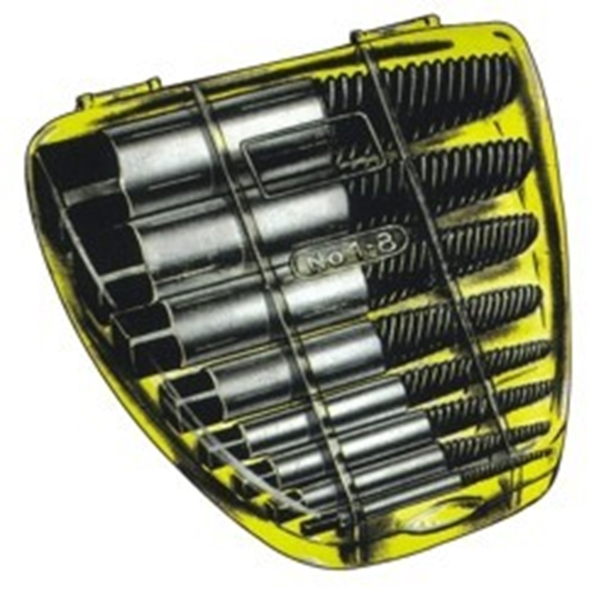 Изображение Jonnesway Zestaw wykrtaków do zerwanych rub M3 - M25 8szt. (AG010104)