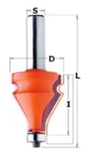 Picture of Joslveida rokturu frēze CMT; S=1/2''; D=35 mm