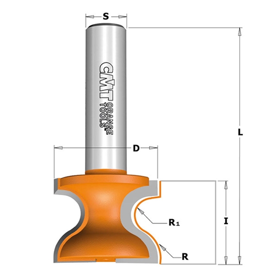 Picture of Joslveida rokturu frēze CMT; S=12 mm; D=38,1 mm