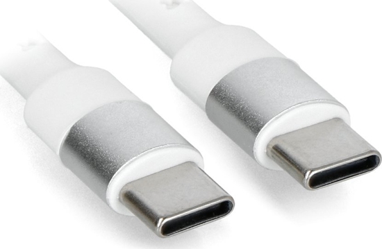 Picture of Kabel USB Akyga USB-C - USB-C 1.8 m Biay (AK-USB-41)