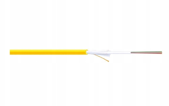 Изображение Kabel wiatowodowy uniwersalny DIGITUS ze zczem SC 12 w. SM 9/125, B2ca LSOH, 1500N, óty