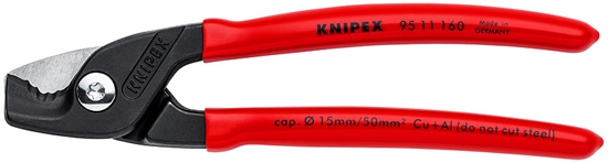Изображение Kabeļu griešanas knaibles Knipex StepCut 9511160SB