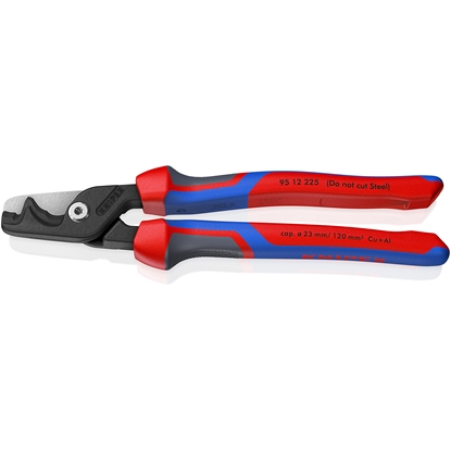 Attēls no Kabeļu knaibles Knipex 9512225SB; 225 mm