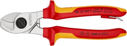 Attēls no Kabeļu knaibles Knipex 9516165T; 165 mm