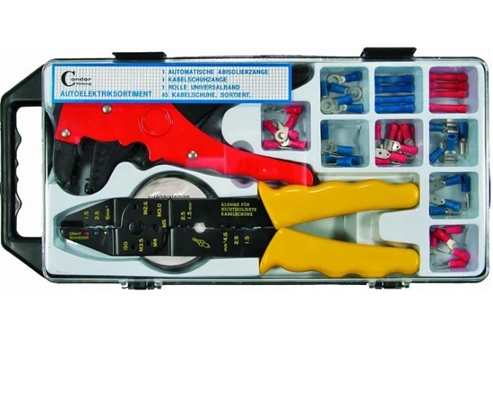 Изображение Kabeļu uzgaļu pievienošanas komplekts Condor Werkzeug C3154
