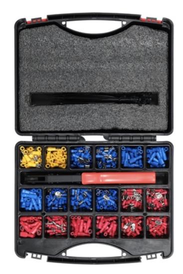 Picture of Kabeļu uzgaļu pievienošanas komplekts Yato YT-068920; 551 gab.