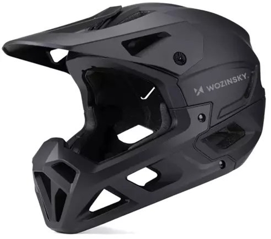 Picture of Kask rowerowy fullface Wozinsky z oson szczki L - czarny