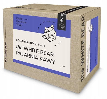 Picture of Kawa ziarnista The White Bear Kawa ziarnista Kolumbia/Indie 250g