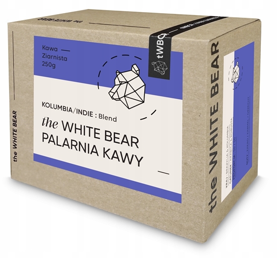 Picture of Kawa ziarnista The White Bear Kawa ziarnista Kolumbia/Indie 250g