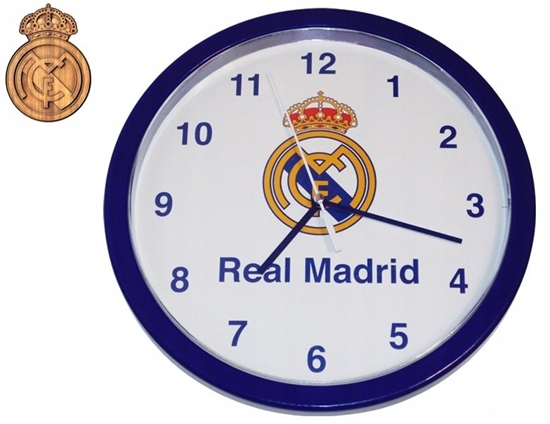 Изображение Kids Euroswan Zegar cienny Na cian 25cm Dla Dziecka Real Madryt / Rm00001
