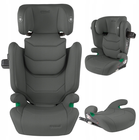 Изображение KIDWELL FOTELIK TENDO GRAY 100-150cm ISOFIX