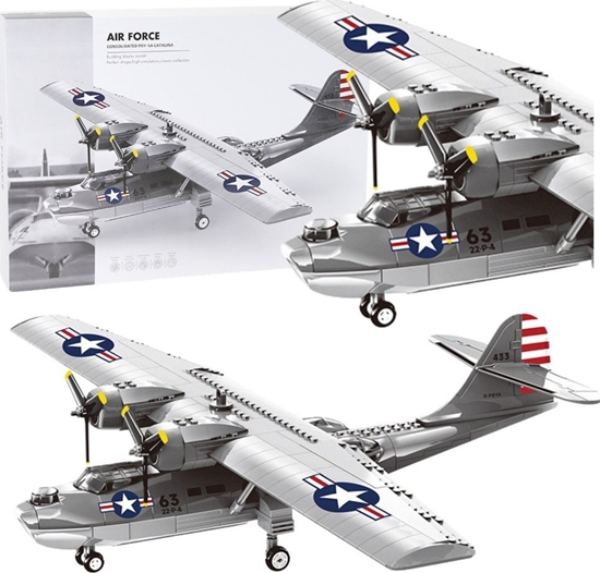 Изображение Klocki Konstrukcyjne Samolot PBY-5A Catalina 364el