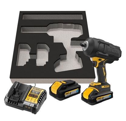 Изображение Klucz udarowy Dewalt DEWALT KLUCZ UDAROWY 1/2" 18V DCF961H2G 1626Nm 2x5,0Ah GFN TSTAK