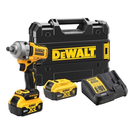 Изображение Klucz udarowy Dewalt DEWALT.KLUCZ UDAROWY 1/2" 18V 812Nm 2x5,0Ah 4-BIEGI TSTAK PIERCIE ZABEZPIECZAJCY DCF891P2T
