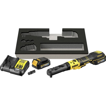 Изображение Klucz udarowy Dewalt GRZECHOTKA UDAROWA AKUMULATOROWA 1/2'' 3/8'' XR 18V 2*1.7AH (1 SZT)