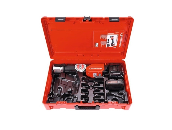 Picture of Knaibles cauruļu presēšanai Rothenberger Romax 4000 Basic; 18 V; 1x4,0 Ah akum.