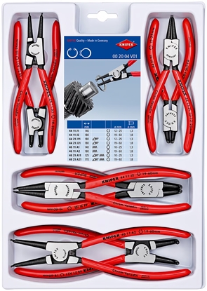 Attēls no Knaibļu komplekts Knipex 002004V01; 8 gab.