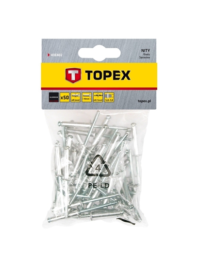 Picture of Kniedes Topex 43E402; 4,0x10 mm; 50 gab.