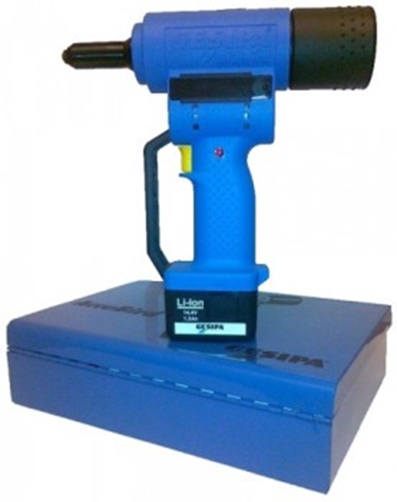 Picture of Kniedējamā ierīce (darbināma ar akumulatoru) GESIPA AccuBird; 14,4 V; 1x1,3 Ah akum.