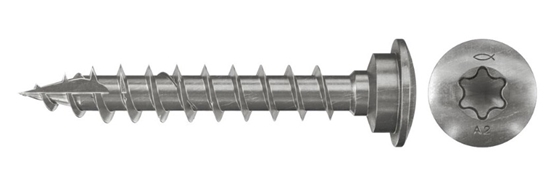 Изображение Koka skrūve Fischer FJS-LT F; 7,0x40 mm; TX30; 50 gab.