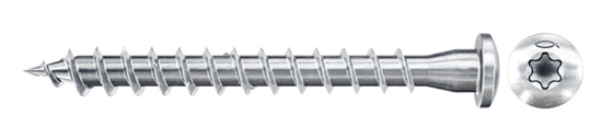 Изображение Koka skrūve Fischer FPF-PT ZPF; 5,0x40 mm; TX20; 200 gab.