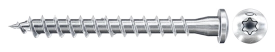 Изображение Koka skrūve Fischer FPF-PT ZPF; 5,0x50 mm; TX20; 200 gab.
