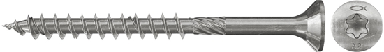 Изображение Koka skrūve Fischer Power-Fast FPF-ST P A2; TX30; 6,0x160 mm; 100 gab.