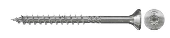 Изображение Koka skrūve Fischer Power-Fast FPF-ST; TX30; 6,0x60 mm; 100 gab.