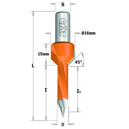 Изображение Koka urbis CMT; S=10x20 mm; D=7x70 mm; I=35 mm