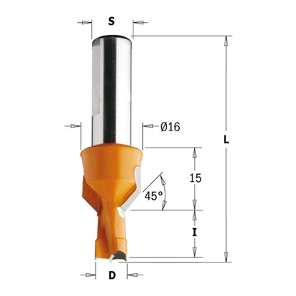 Изображение Koka urbis CMT; S=10x25 mm; D=8x20 mm