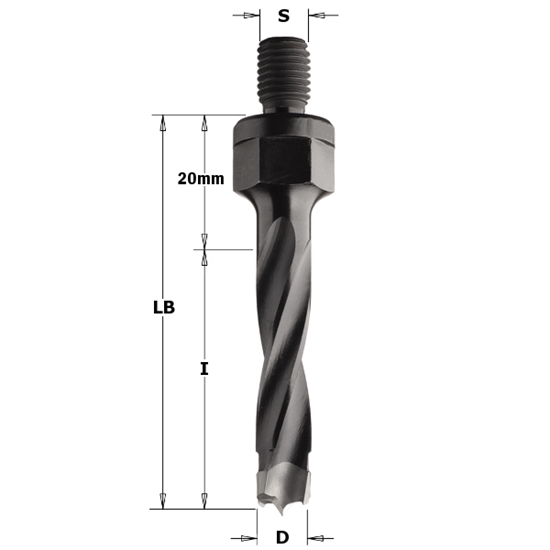 Изображение Koka urbis CMT; S=M10 mm; D=8x43 mm