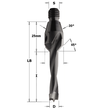 Изображение Koka urbis CMT; S=M10/30°; D=5x40 mm
