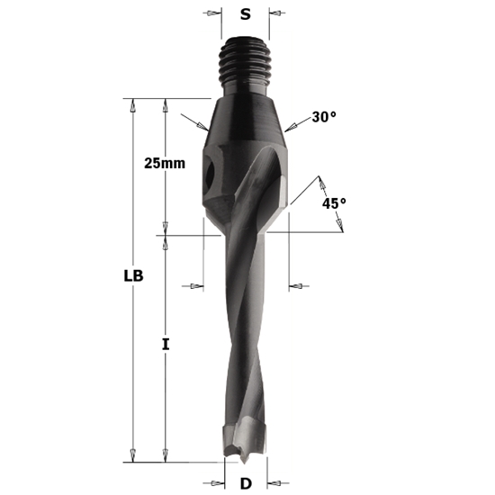 Изображение Koka urbis CMT; S=M10/30°; D=5x40 mm