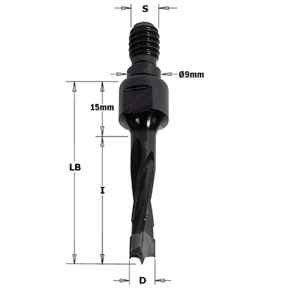 Изображение Koka urbis CMT; S=M8/9 mm; D=6x40 mm