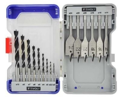 Изображение Koka urbju komplekts Tivoly Ranger; 2-24 mm; 15 gab.