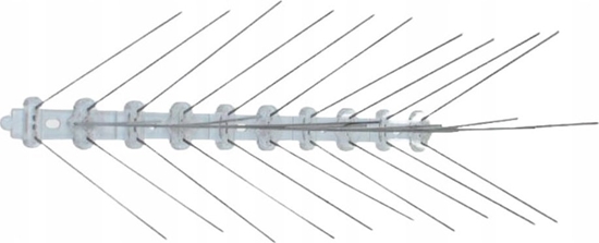 Picture of Kolce odstraszajce ptaki trzy rzdy nierdzewne 1,25 m