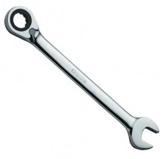 Изображение Kombinēta atslēga ar sprūdratu Sata S46613; 21 mm