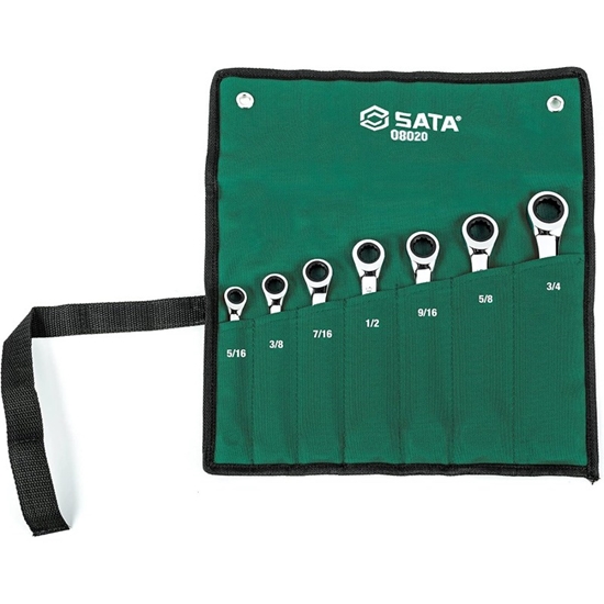 Picture of Kombinētu atslēgu komplekts Sata S08020; 7 gab.