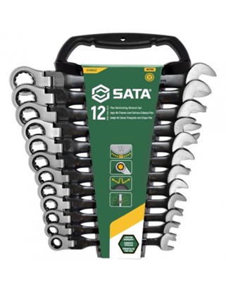 Picture of Kombinētu atslēgu komplekts Sata ST08033; 8-19 mm; 12 gab.